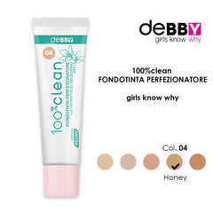 DEBBY Foundation 100% Clean Fondotinta Perfezionatore N.04