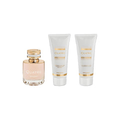 SET BOUCHERON QUATRE FOR WOMEN EDP 100 ML+ B.LOTIO 100ML + SH.GEL 100ML