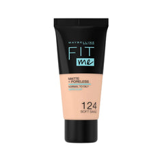 Maybelline Foundation Fit Me Matte N.124