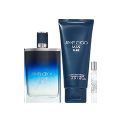 SET Jimmy Choo Blue H EDT 100ML + EDT 7.5ML + S.G 100ML