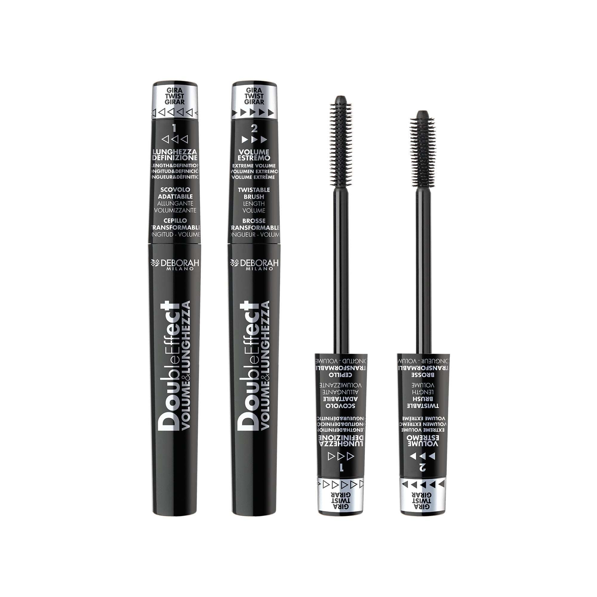 Double Effect Black Mascara