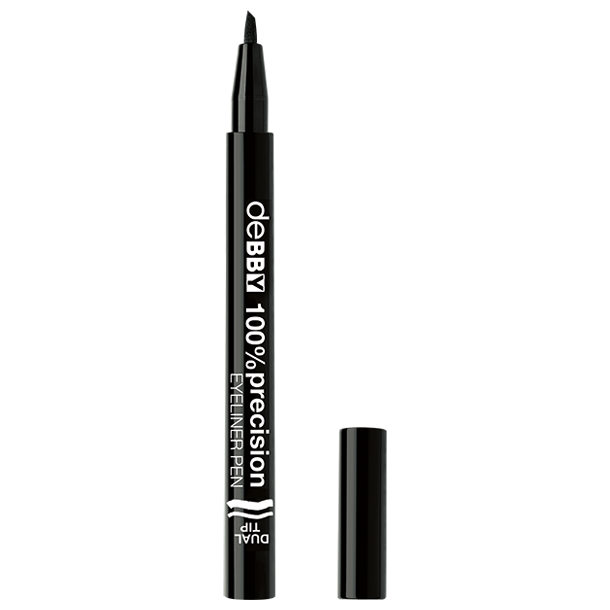 DEBBY Eyeliner Tip 100 % Precision Dual Black