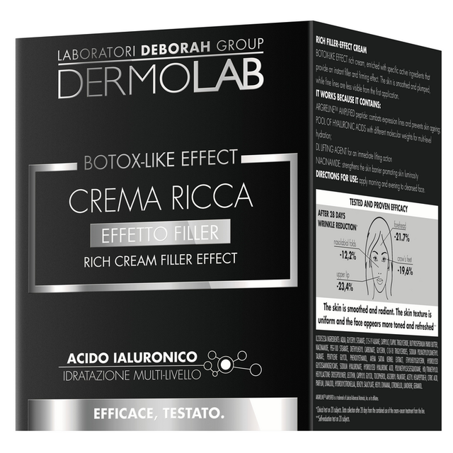 DermoLAB Botox-Like Effect Crema Ricca Effetto Filler 50ML