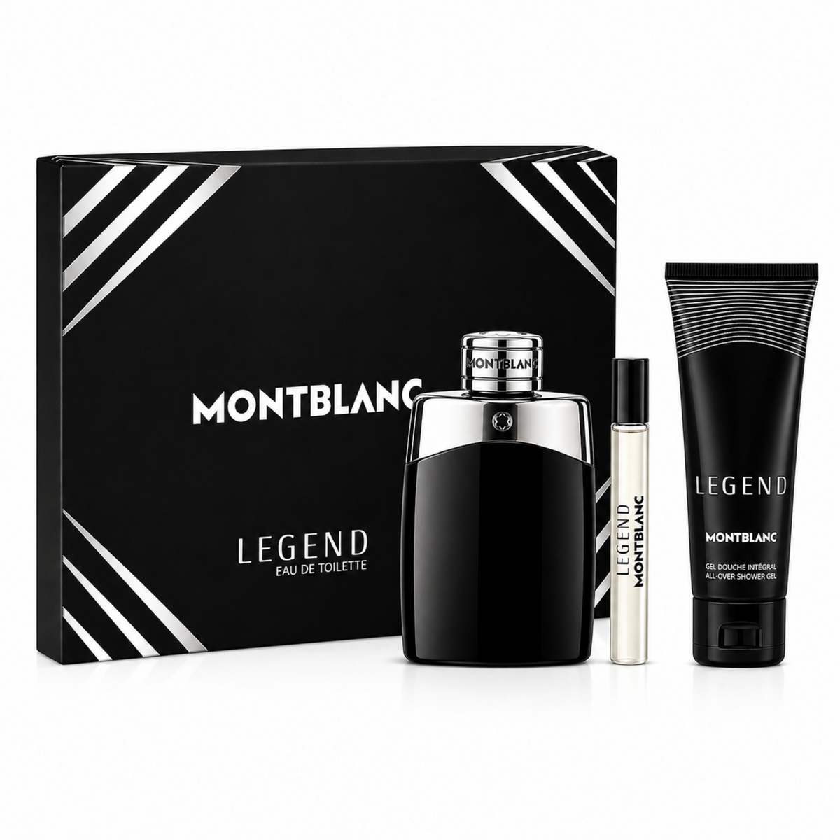 SET MONT BLANC LEGEND H EDT 100ML + EDP 7.5ML + S.G 100ML