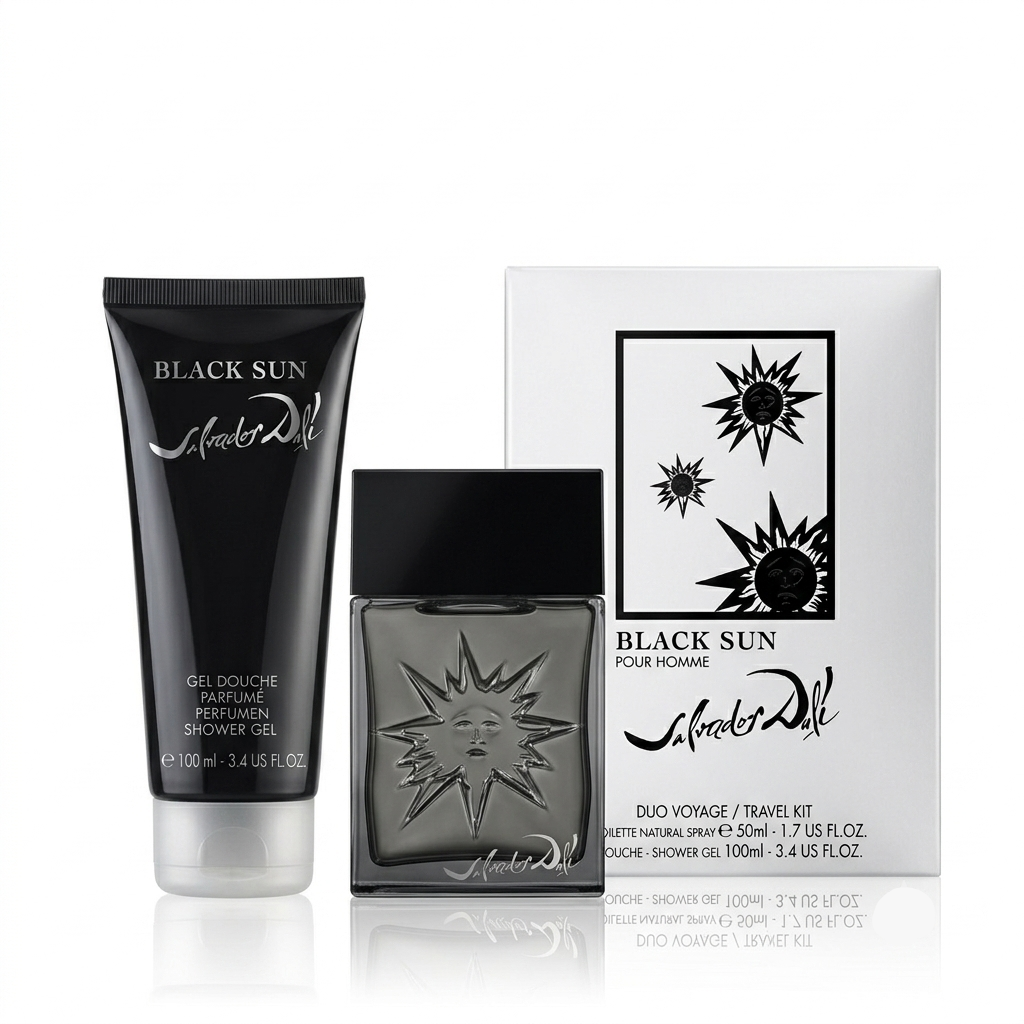SET Salvador Dali Black Sun H EDT 50ML + S.G 100ML