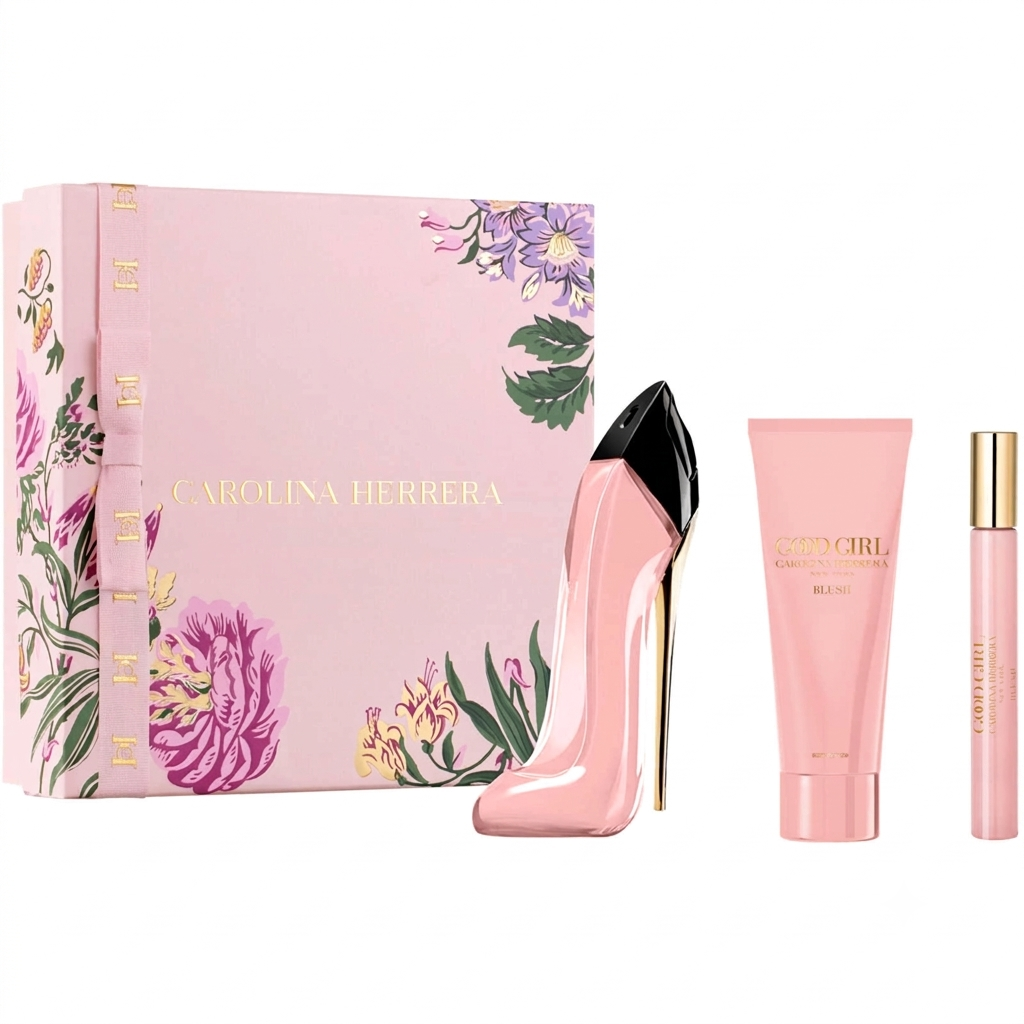 SET Carolina Herrera Good Girl Blush F EDP 80Ml + B.L 100ML + 10ML