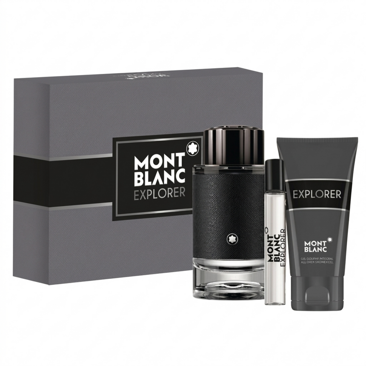 SET MONT BLANC EXPLORER H EDP 100ML + EDP 7.5ML + SHOWER GEL 100ML