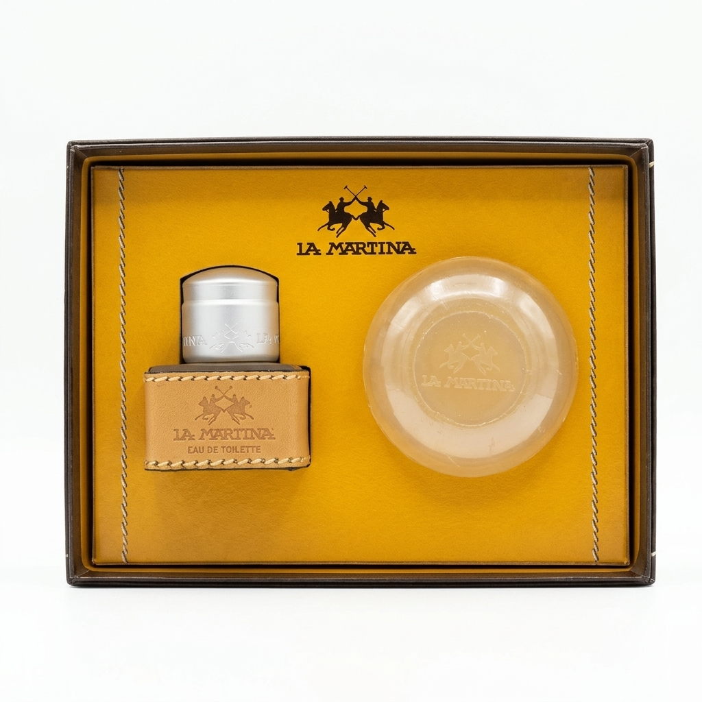 SET OF La Martina H EDT 50ML + Savon