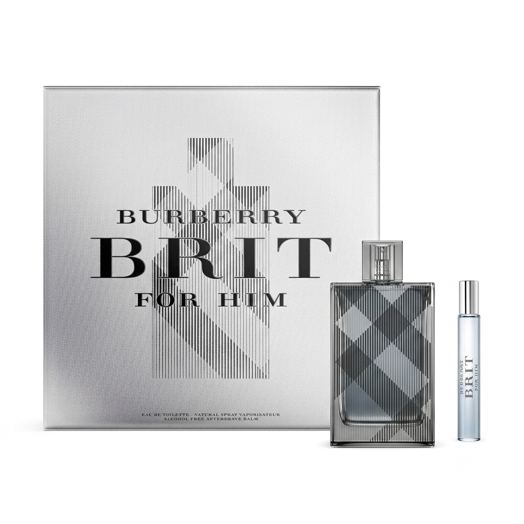 SET Burberry Brit H EDT 100ML + EDT 7.5 ML
