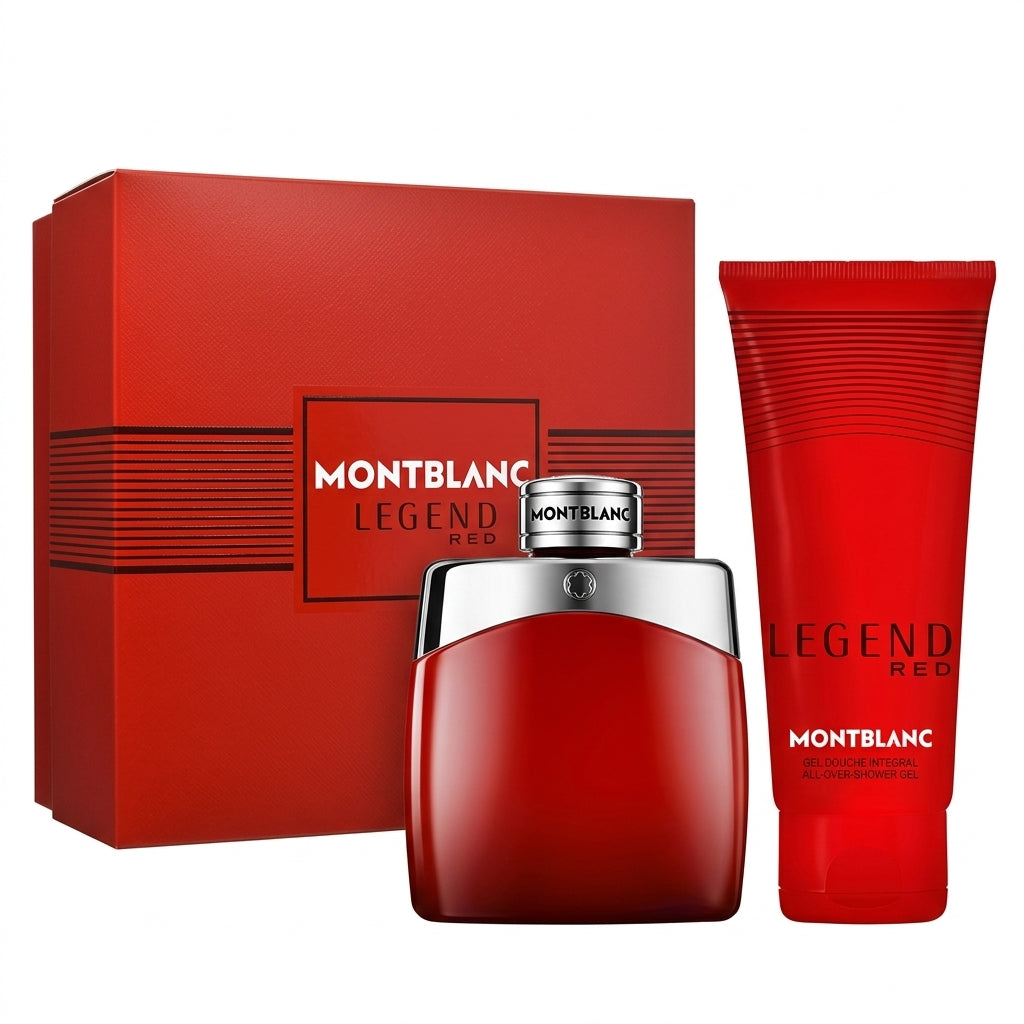 SET Mont Blanc Legend Red EDP 50ML + S.G 100ML
