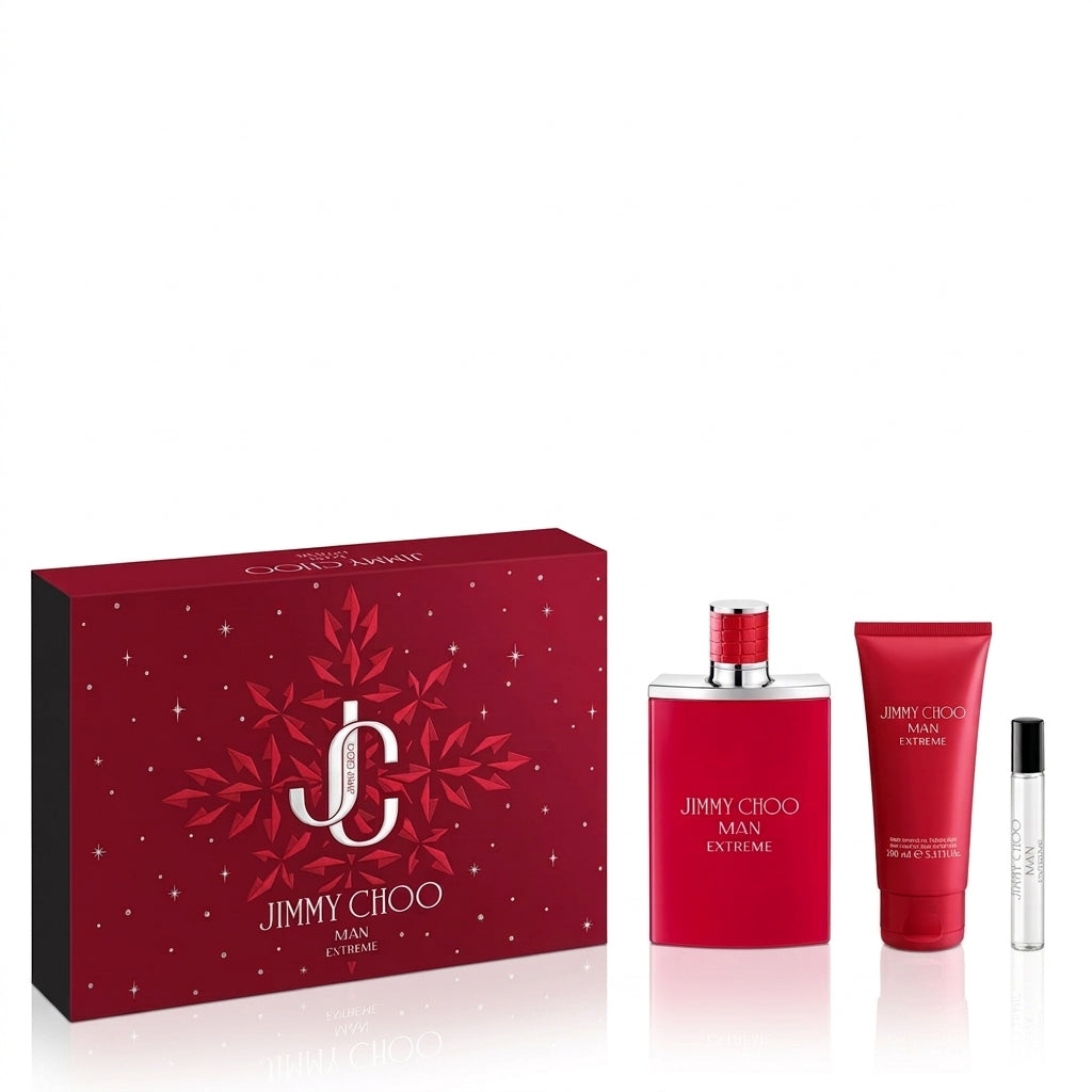 SET Jimmy Choo Extreme H EDP 100ML + EDT 7.5ML + S.G 100ML