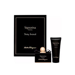 SET SIGNORINA MISTERIOSA EDP 100 ml + Body Lotion 50 ml + POUCH - FERRAGAMO