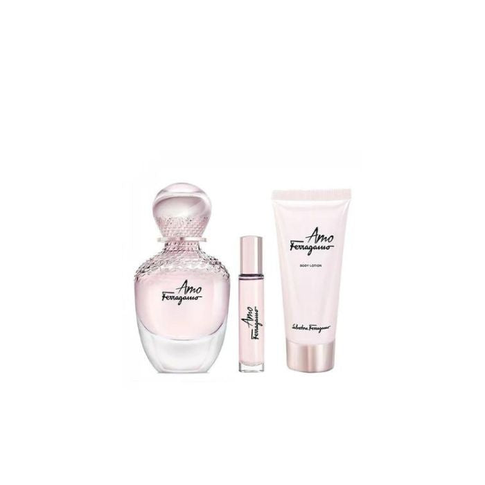 SET SALVATORE FERRAGAMO Woman EDP 100 ml + Body LotionOTION 100 ml + EDP 10 ml