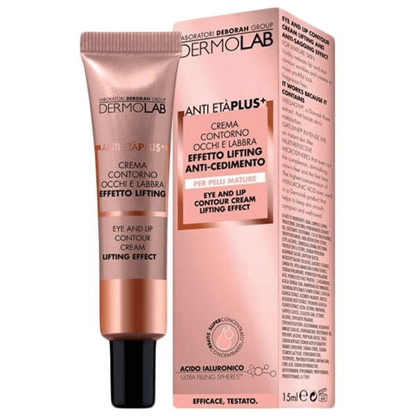 DermoLAB Anti Età Plus Crema Contorno Occhi e Labbra Effetto Lifting 15ML