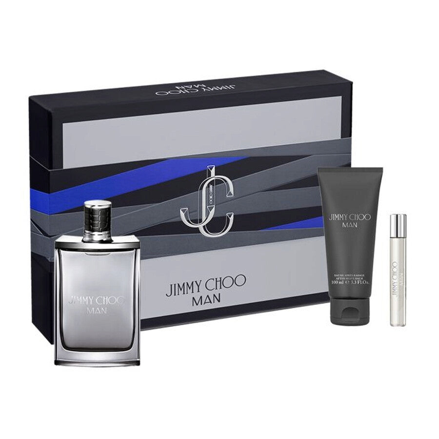 SET Jimmy Choo Man H EDT 100ML + S.G 100ML + EDP 7.5ML