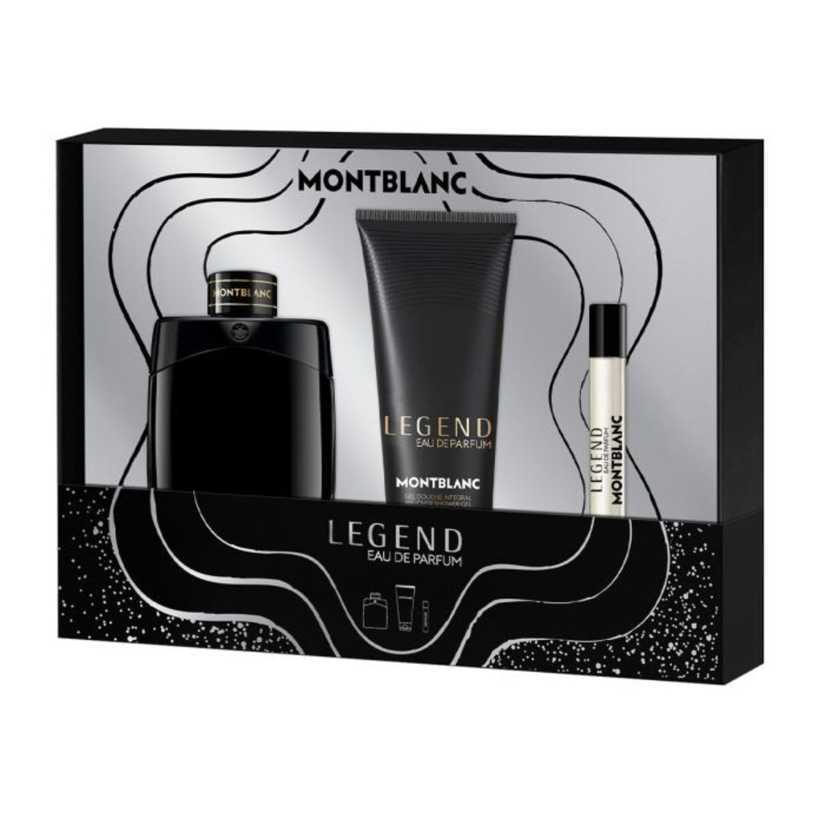 SET MONT BLANC LEGEND H EDT 100ML + EDP 7.5ML + SHOWER GEL 100ML