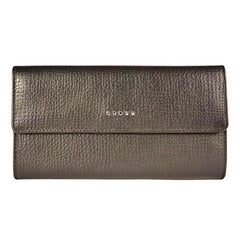 Cross Rtc Women Women'S Flap Wallet With Back Zip - Brown Ac778302N-3