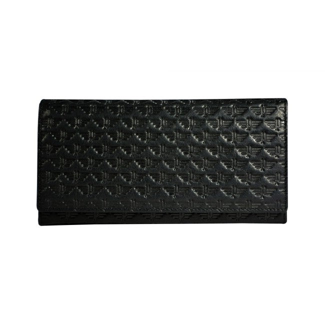 Police Wings Full Flap Wallet Black Pt138288-1