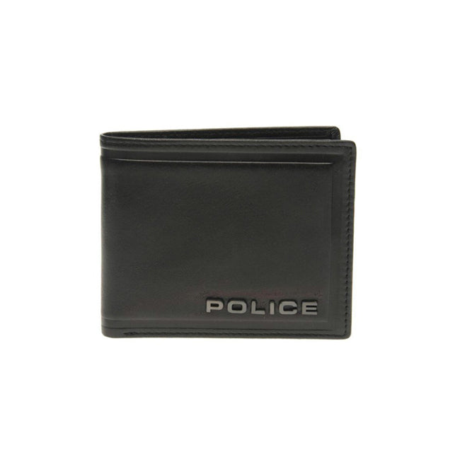 Police Metal Slim Wallet Black Pt168490-1