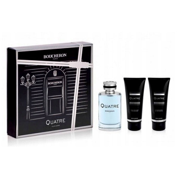 Gift Set - Boucheron Quatre Absolu EDP 100 ml + After Shavehave Balm 100 ml + Sg 100 ml