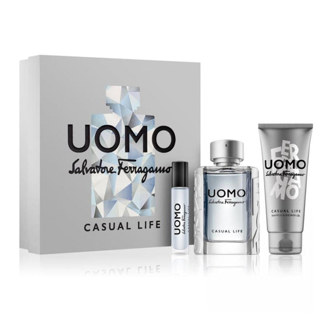 uomo salvatore ferragamo casual life set